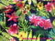 Ink Jet Digital Printing Floral Swimwear Fabric With Customized Pattern
