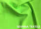 Dyed Knit Circular Polyester Satin Fabric , Bright Green Polyester Crepe Fabric