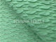 Mint Green Texture Poly Yarn Recycled Swimwear Fabric Repreve Spandex