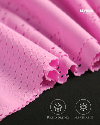 Men Recycled Swimwear Fabric Sustainable Comfortable Textile Designed for Adults Ideal Swimwear Manufacturing Material