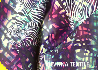 Digital Printing Recycled Swimwear Fabric 225gsm-230gsm With Animal Patterns