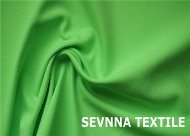Dyeable Spandex Nylon Stocking Fabric , Green Waterproof Nylon Fabric