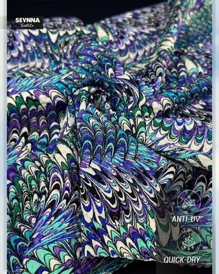 210gsm Breathable Quick-drying Recycled Swimwear Fabric for Sustainable Swimwear and Beachwear