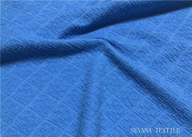 Stretch Textile Swimwear Knit Fabric , Textured Jacquard Matt Activewear Fabrics Yard