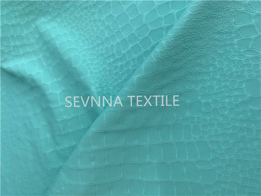 Sustainable Nylon Yoga Wear Fabric 1.5M Width Superfine Fiber Tiffany Blue
