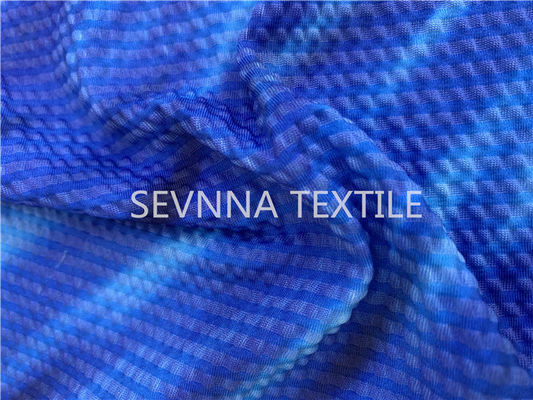 250gsm 73%Polyester + 27%Spandex Recycled Swimwear Fabric for Circular Knit