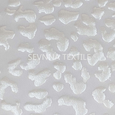 Embossed Print Activewear Knit Fabric Eco Friendly Athleisure Yoga Wear