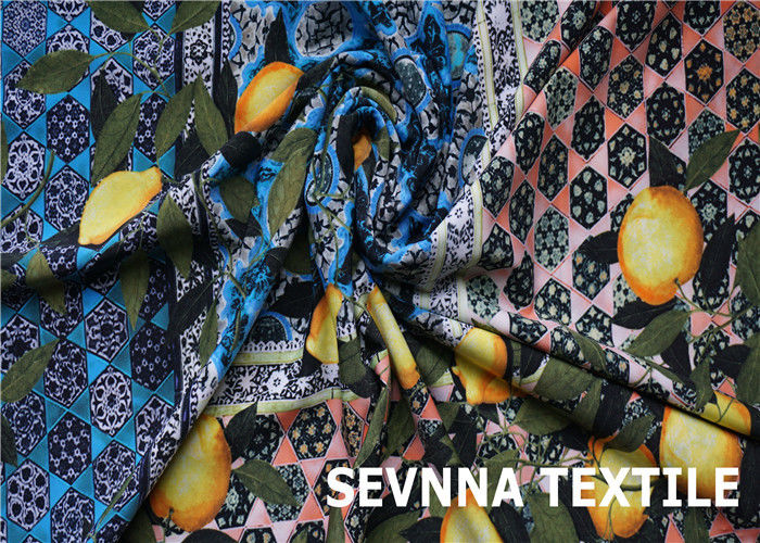 Two Way Stretch Recycled Swimwear Fabric Solid Color For Infant Toddler