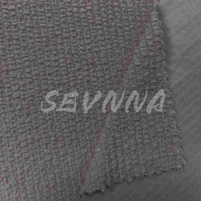 Circular Knit Recyclable Nylon Cloth Stripe Print Eco Friendly 83% Recycled Nylon Spandex