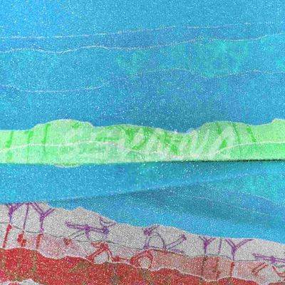 Soft Jacquard Recycled Polyester Double Knit Fabric For Comfortable Stylish Wear