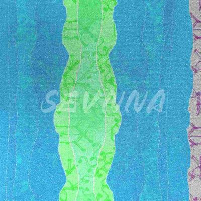 Soft Jacquard Recycled Polyester Double Knit Fabric For Comfortable Stylish Wear