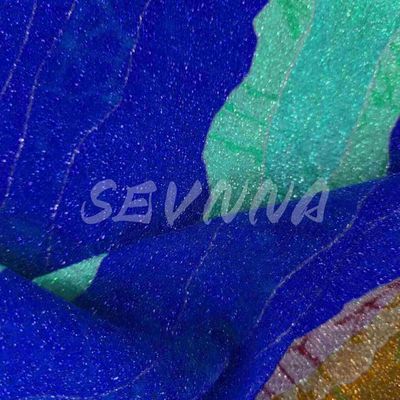 Eco Friendly Jacquard Double Knit Fabric With Metallic Finish