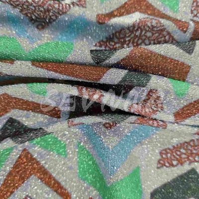 High Density Double Knit Fabric 70%Recycled Poly 20%Matallic 10%EL And Jacquard Style