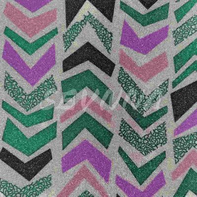 Soft Jacquard Knitted Double Knit Fabric Recycled Polyester Density Roll Packed For Adults/Kids