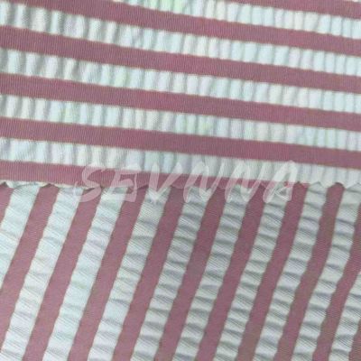 High Stretch Polyester Spandex Fabric For Swimwear 55%Recycled Polyester 40%Nylon 5%EL
