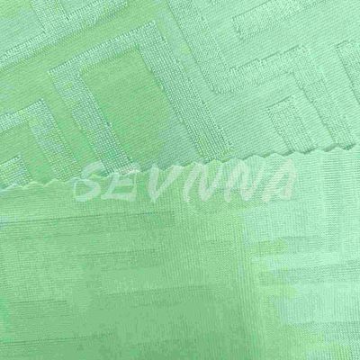 Stretchability Green Textiles Sport Bra Fabric for Yoga/Gym - Super Soft 250g Weight Solid Digital Print 132cm