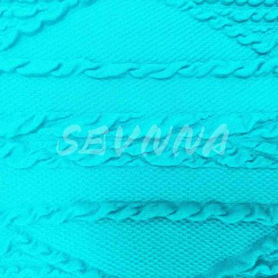 420GSM Customized Recycled Polyester Spandex Activewear Knit Fabric