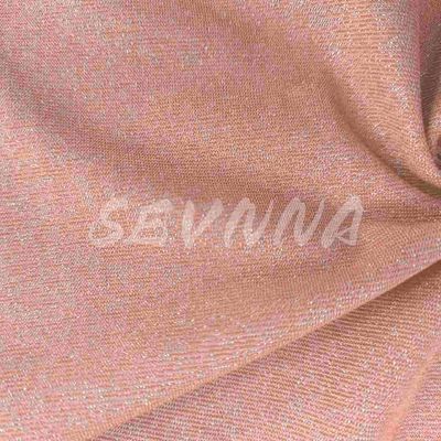 Metallic Blend Stretchy Nylon Spandex Fabric For Activewear