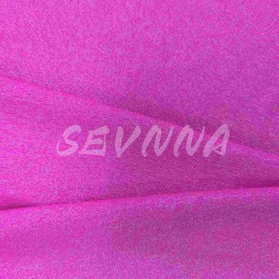 190gsm 81%Recycled Nylon + 9% Spandex + 10% Metallic Nylon Spandex Fabric for Beach, Pool