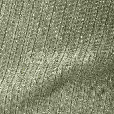 73% Recycled Nylon + 10%Silver Metallic + 17% Spandex Stripe Fabric RN-2335