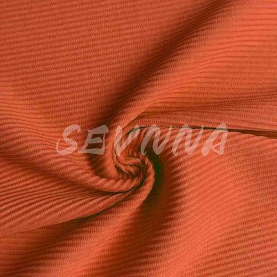 Stretch 125cm Wide Customized Length Polyester Spandex Fabric / Stretchy Polyester Cloth for Design