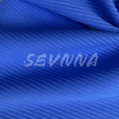 Blue Polyester Spandex Fabric For Clothing Manufacturers
