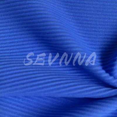 Blue Polyester Spandex Fabric For Clothing Manufacturers
