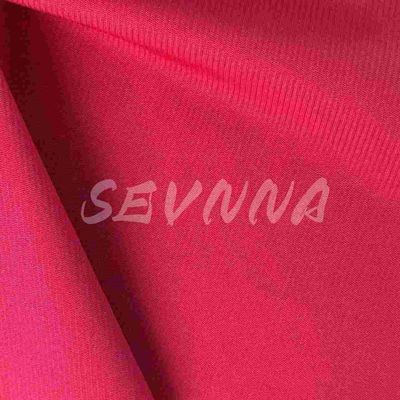 Soft And Comfortable Summer Two Ply Knitted Fabric / Double Knit Fabric 88% Polyesler 12% Spandex