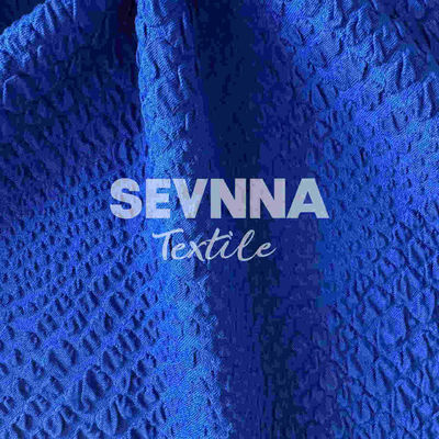 270gsm Eco Friendly Recycled Lycra Fabric With Metallic Holographic Print