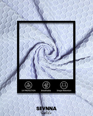 UV Protection Printed Recycled Lycra Fabric  Environmentally-Friendly