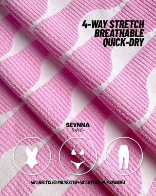 Recycled Swimwear Fabric RT-4564