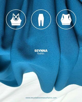 SPF50 Recycled Lycra Fabric 68%Nilit Softex Nylon FD 32%Lycra Material for Eco-Friendly Fitness Apparel