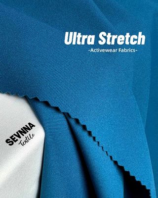 SPF50 Recycled Lycra Fabric 68%Nilit Softex Nylon FD 32%Lycra Material for Eco-Friendly Fitness Apparel