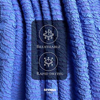 215gsm 62%Recycled Poly + 32% Nylon + 6%Spandex Recycled Swimwear Fabric RT-4646