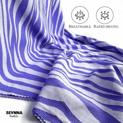 Durable Polyester Spandex Fabric With High Stretch And Color Fastness 2-5 Grade