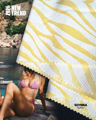 Kids Recycled Swimwear Fabric Striped Pattern For Eco-Conscious Swimwear