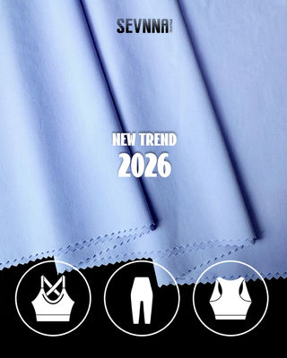 Recycled Fiber Nylon Activewear Knit Fabric For Active Lifestyle