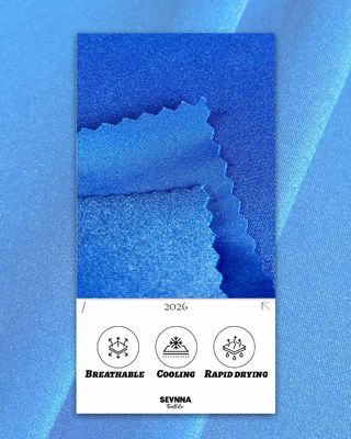 240gsm 75%Repreve Nylon + 25%Spandex Fabric for Swimwear, Activewear