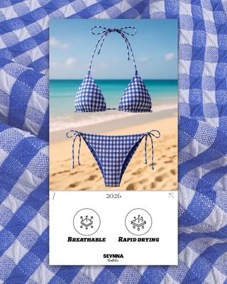 Two Way Elastic Eco Friendly Swimwear Fabric for Swimwear Collection