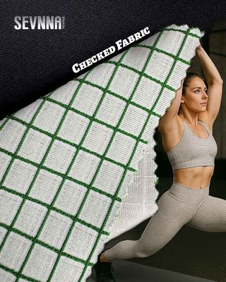 Recycled Fiber Recycled Polyester Double Knit Fabric For Summer / Autumn Clothing