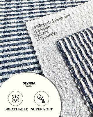 Spring Beach Recycled Swimwear Fabric For Eco-friendly Swimwear Choices