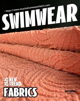 Two Way Elastic Eco Friendly Swimwear Fabric For Swimwear Collection