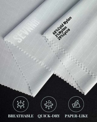 68% COLD Nylon RB 3% Nylon 29% Lycra Material Details In Recycled Lycra Fabric For Durable And Comfortable Clothing