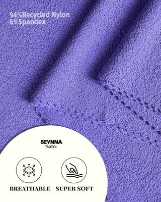 120cm Width Solid Recycled Swimwear Fabric In Solid Pattern For Sustainable Swimwear