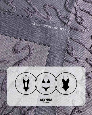 Recycled Swimwear Fabric for Adults Slim Fit Environmentally Friendly