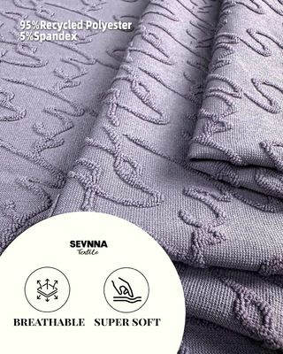 Recycled Swimwear Fabric for Adults Slim Fit Environmentally Friendly