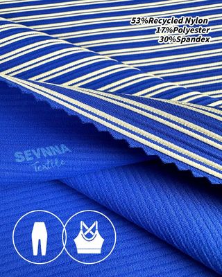 300gsm 53%Recycled Nylon + 17%poly + 30%Spandex Fabric RN-2549