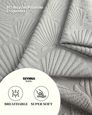 Striped Recycled Swimwear Fabric Sustainable Care Instructions For Eco-Friendly Swimwear