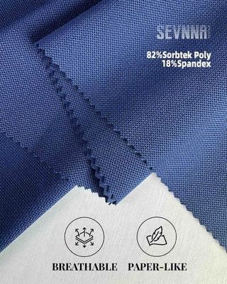 230gsm Polyester Spandex Fabric Color Fastness 2-5 Grade for Performance Clothing