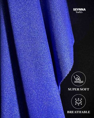 145cm Width Recycled Swimwear Fabric in Solid Pattern for Sustainable Swimwear